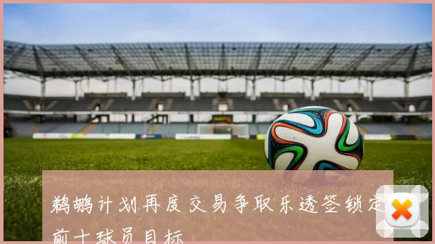 鹈鹕计划再度交易争取乐透签锁定前十球员目标